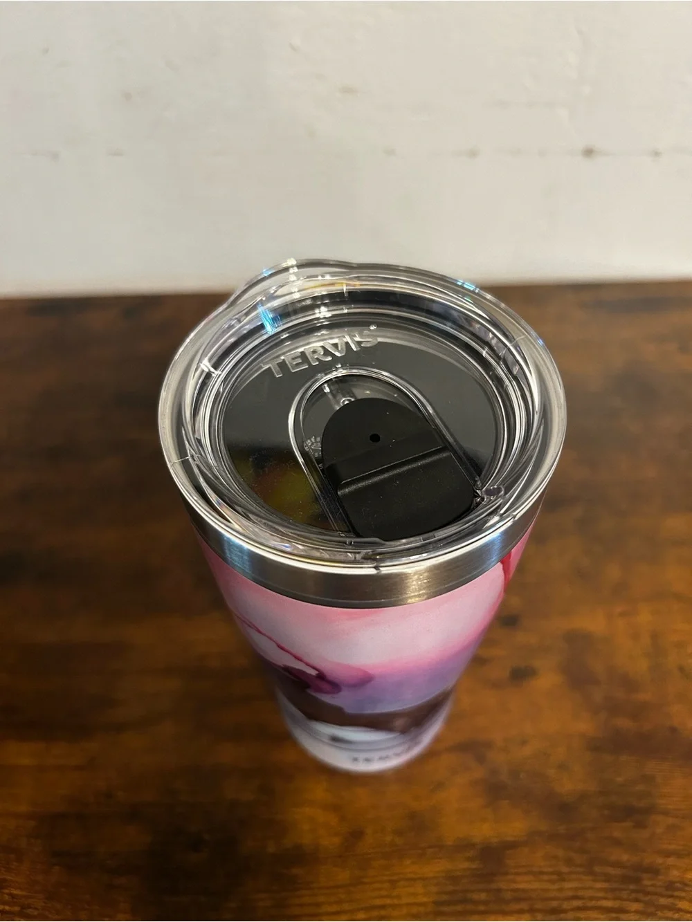 Tervis 20 oz InkReel Stainless Tumbler with Pink and Purple Fluid Art